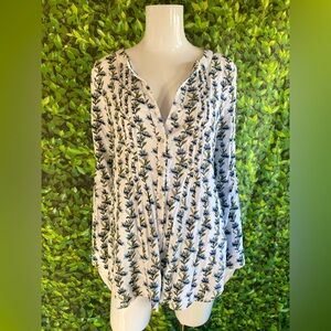Women’s Jane & Delancey Button up Printed Blouse